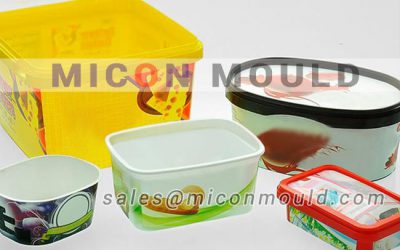 Ice cream container mould